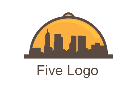 skyline covered with lid catering logo