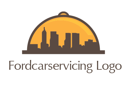 skyline covered with lid catering logo