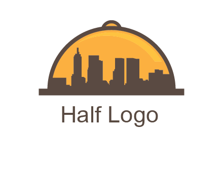 skyline covered with lid catering logo