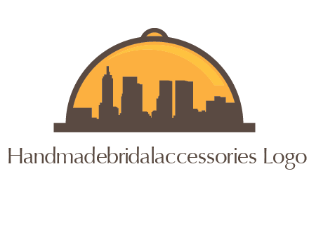 skyline covered with lid catering logo