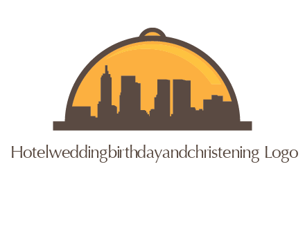 skyline covered with lid catering logo