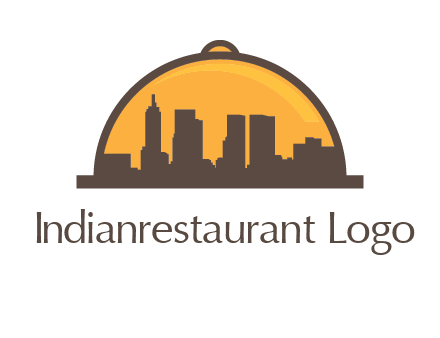skyline covered with lid catering logo