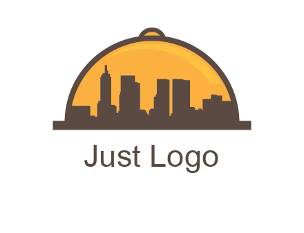 skyline covered with lid catering logo