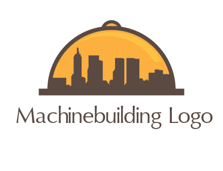 skyline covered with lid catering logo