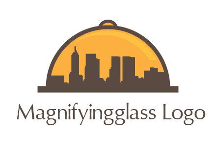 skyline covered with lid catering logo