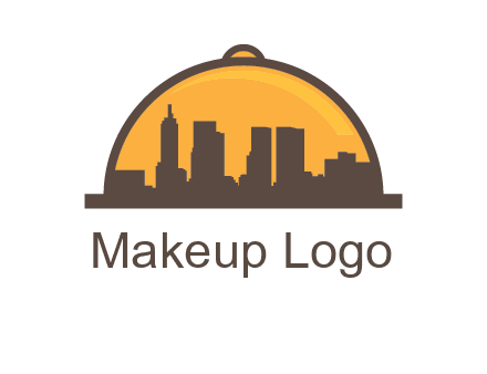 skyline covered with lid catering logo