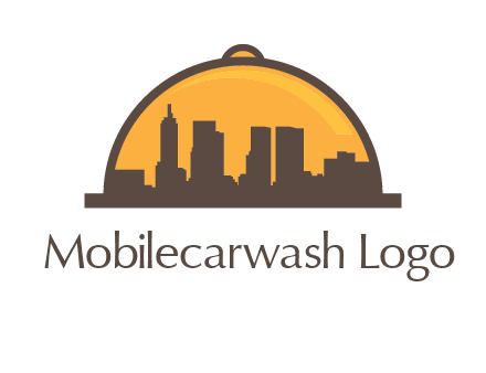 skyline covered with lid catering logo