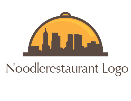 skyline covered with lid catering logo
