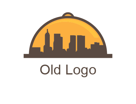 skyline covered with lid catering logo