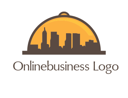 skyline covered with lid catering logo