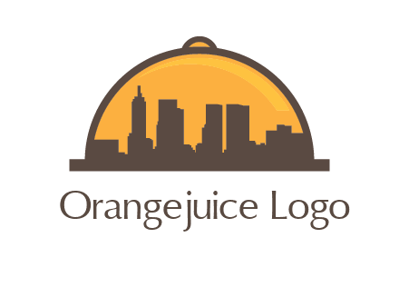 skyline covered with lid catering logo
