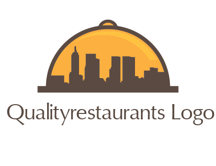 skyline covered with lid catering logo