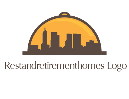 skyline covered with lid catering logo