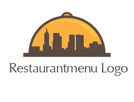 skyline covered with lid catering logo