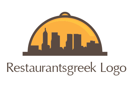 skyline covered with lid catering logo
