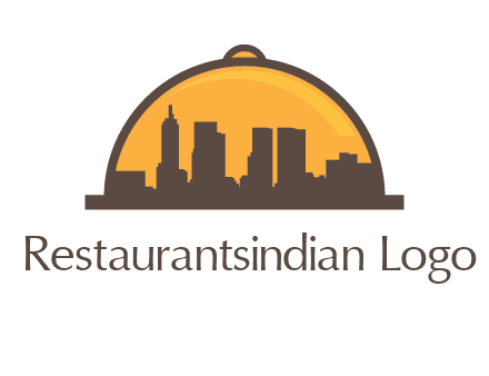 skyline covered with lid catering logo