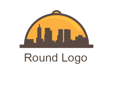 skyline covered with lid catering logo
