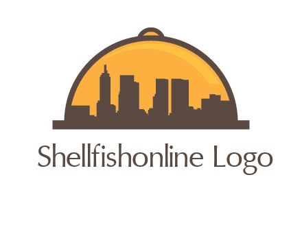 skyline covered with lid catering logo