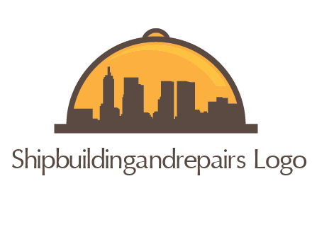 skyline covered with lid catering logo