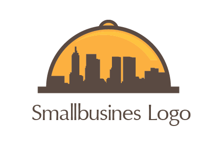 skyline covered with lid catering logo