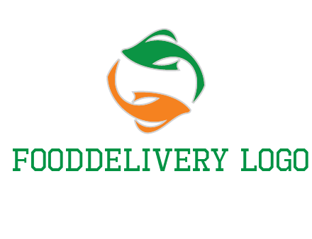 yin yang gold fish logo