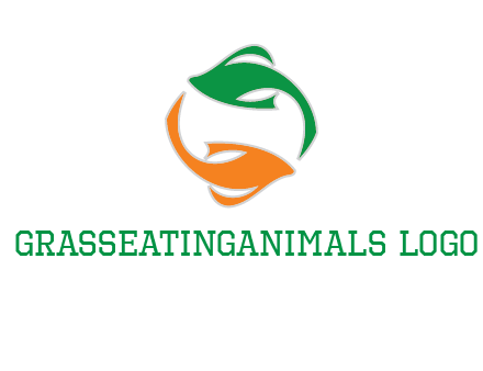 yin yang gold fish logo