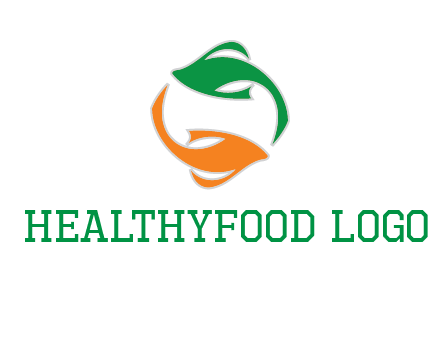 yin yang gold fish logo