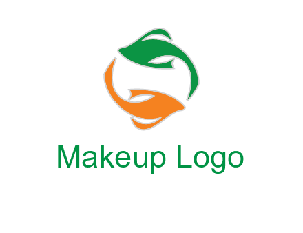 yin yang gold fish logo