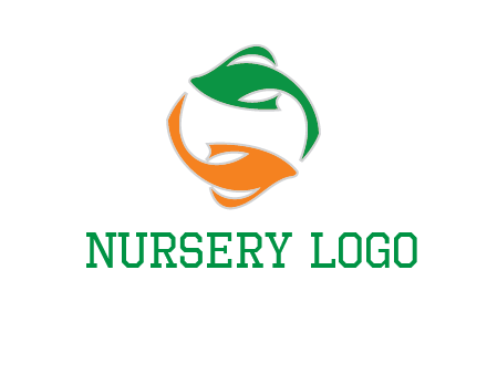 yin yang gold fish logo