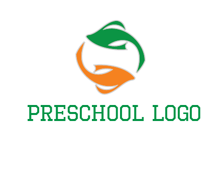 yin yang gold fish logo