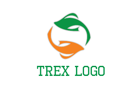 yin yang gold fish logo