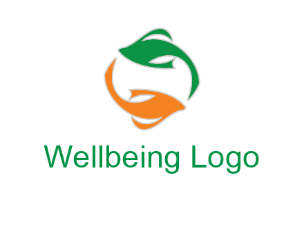 yin yang gold fish logo