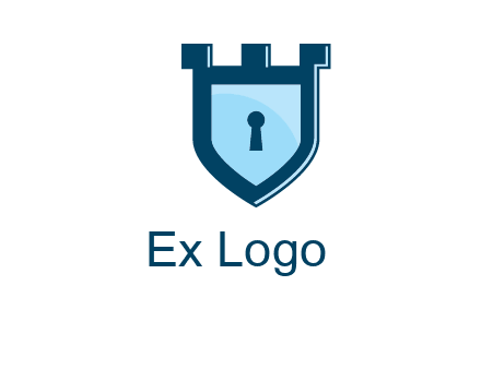 keyhole in shield insurance logo
