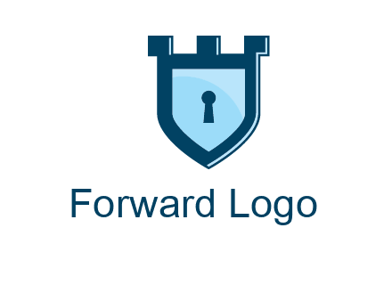 keyhole in shield insurance logo
