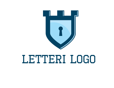 keyhole in shield insurance logo