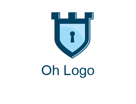 keyhole in shield insurance logo