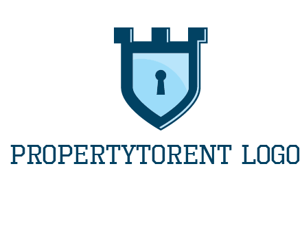 keyhole in shield insurance logo