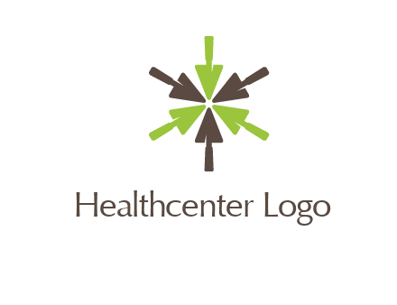 gardening shovels pointing towards a center