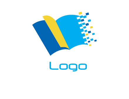 turning pages and pixels printing logo