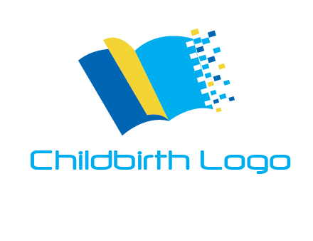 turning pages and pixels printing logo