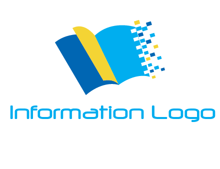turning pages and pixels printing logo