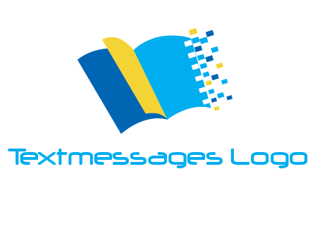 turning pages and pixels printing logo