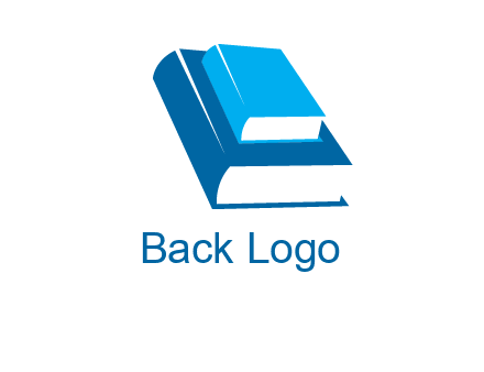 small book stack on larger book