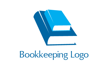 small book stack on larger book