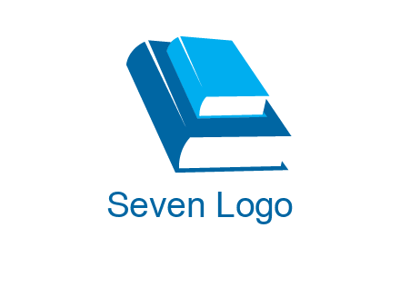 small book stack on larger book