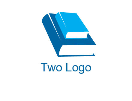 small book stack on larger book