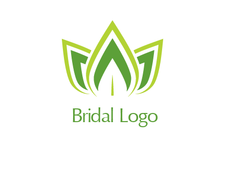 broad pointy leaves logo