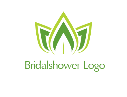 broad pointy leaves logo