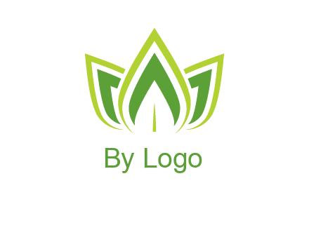 broad pointy leaves logo