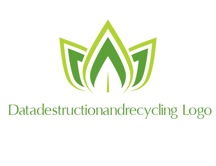 broad pointy leaves logo